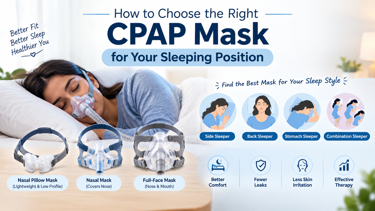 How to Choose the Right CPAP Mask for Your Sleeping Position