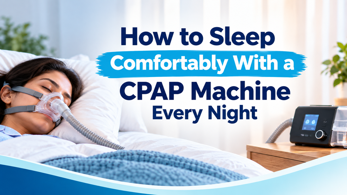 How to Sleep Comfortably With a CPAP Machine Every Night